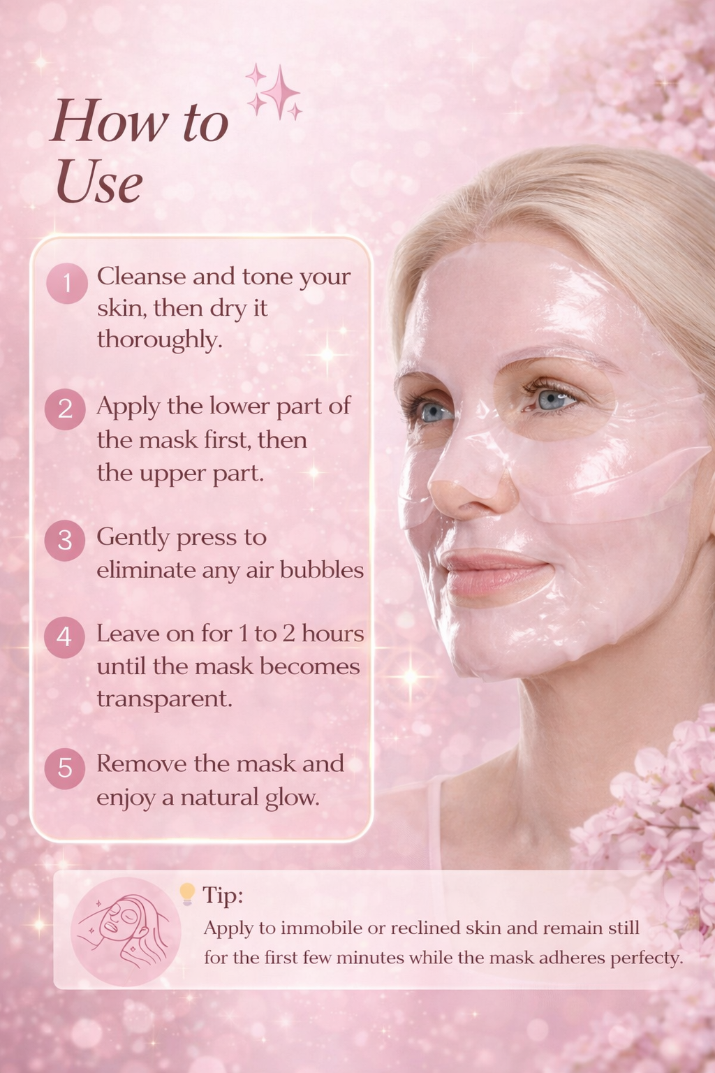✨ 4-Pack Salmon PDRN Face Masks
