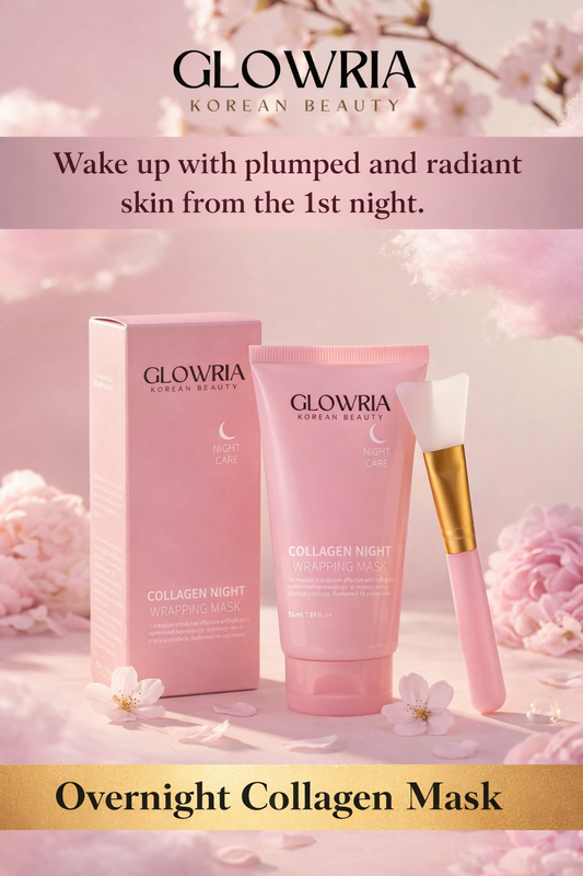 ✨ Collagen Night Mask with Brush – Wrapping Effect