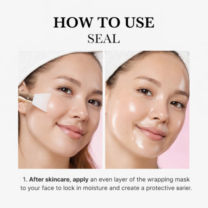 ✨ Collagen Night Mask with Brush – Wrapping Effect